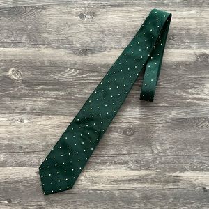 Brooks Brothers Hunter Green Pure Silk Necktie